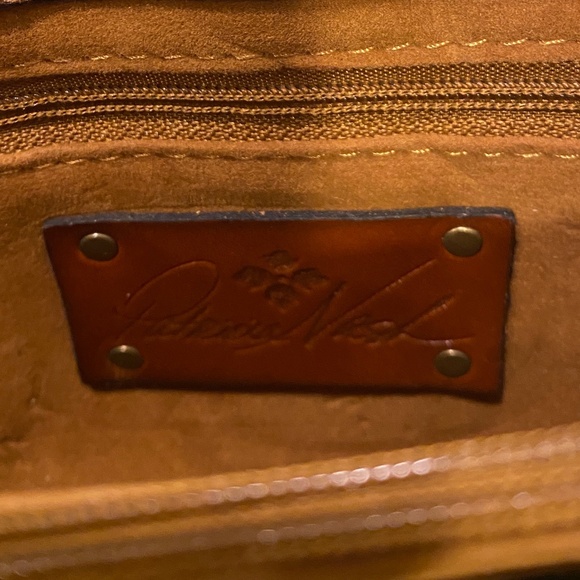 Patricia Nash - Brown Leather Lanza Crossbody Bag - BRAND NEW - Picture 16 of 16